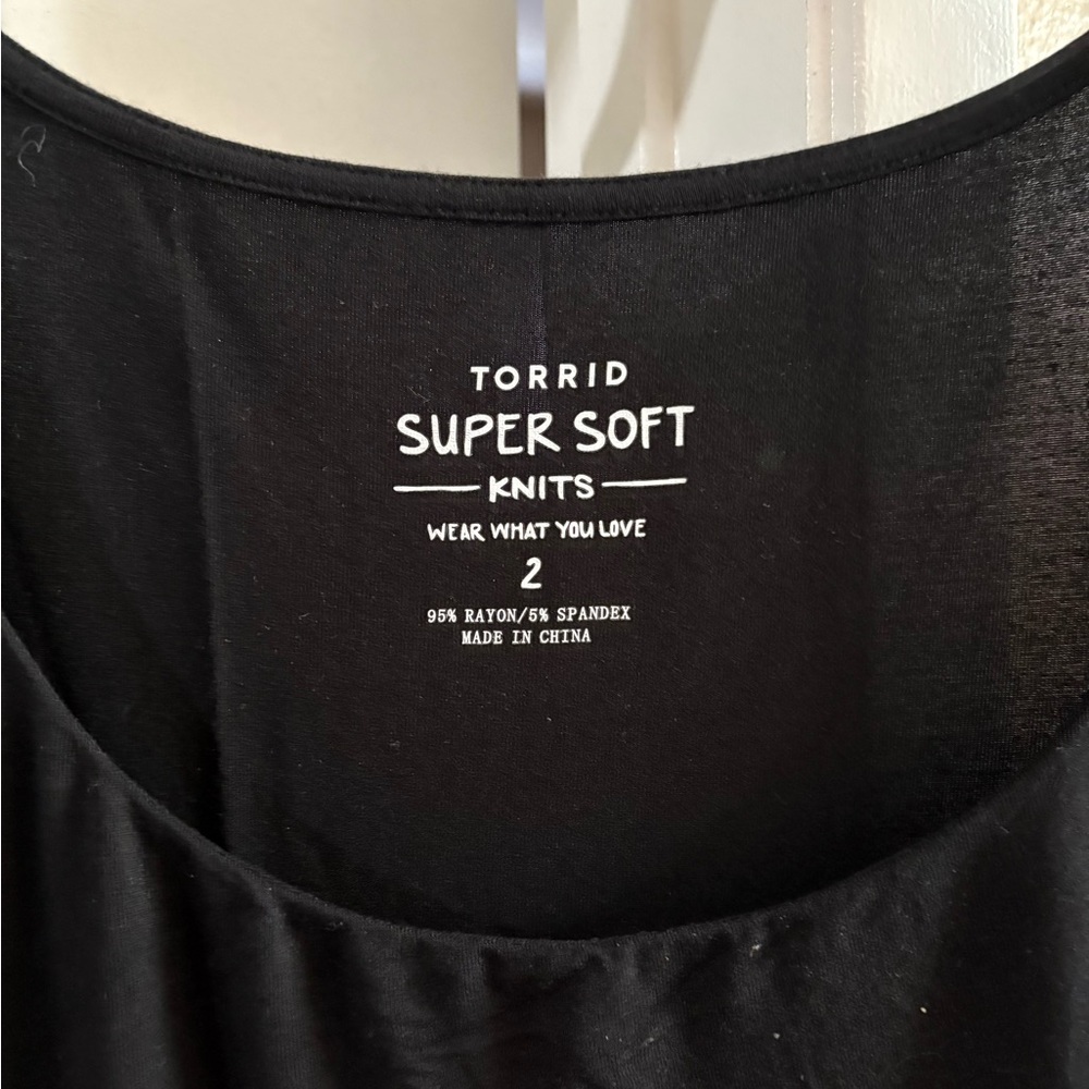 Torrid Black Super Soft Knits dress